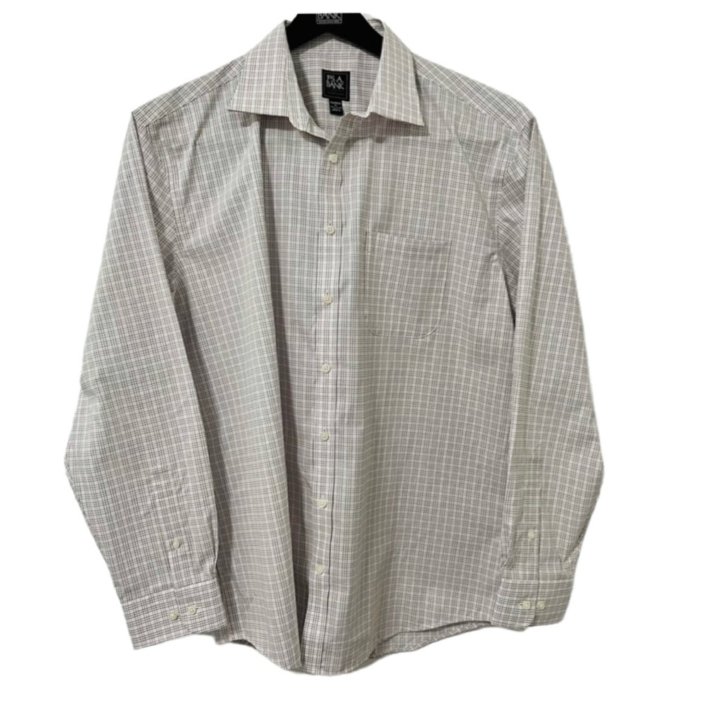 JoS. A. Bank Traveler Collection Dress Shirt| Tailored Fit| Size XL
